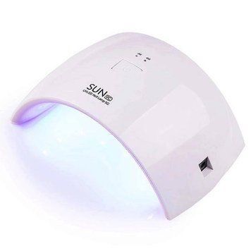 Настольная лампа для маникюра и педикюра LED SUN 9C гибридная сенсорная CCFL/LED 48 Вт с таймером и датчиком движения Белая RO-48 (40) B4800 фото