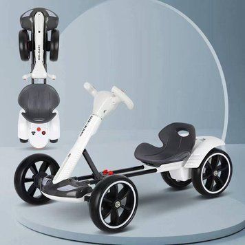 Складний дитячий електромобіль GO-KART  U7543 фото