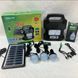 Ручной фонарь (портативная солнечная станция) + Power Bank + радио, заряд от 220в / СОЛНЕЧНОЙ БАТАРЕИ GDLITE (12) D9365 фото 3