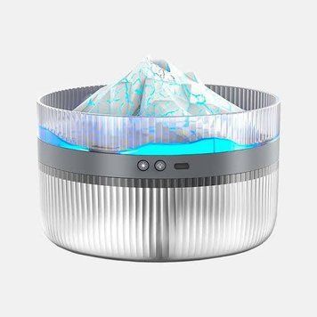 Увлажнитель воздуха-ночник Вулкан Volcano Humidifier .Белый (36) G5454 фото
