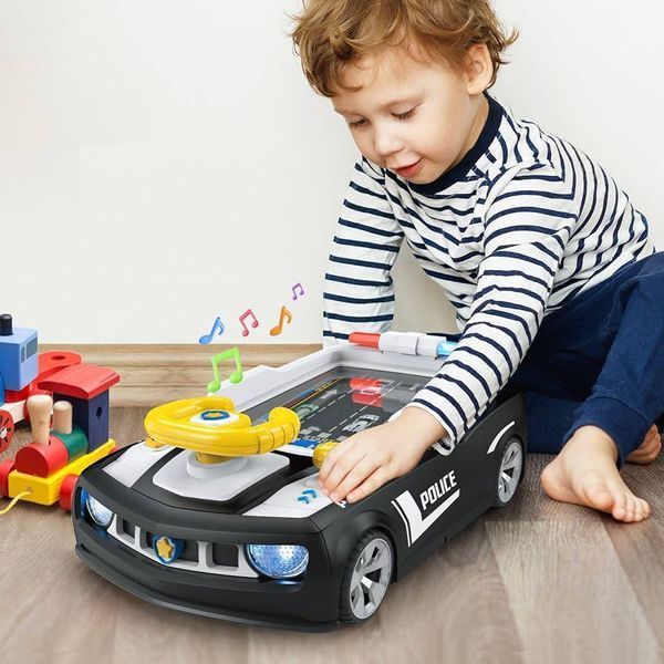Игровой гоночный симулятор Adventure Racing Car 6608E Голубой (24 шт) K7464 фото