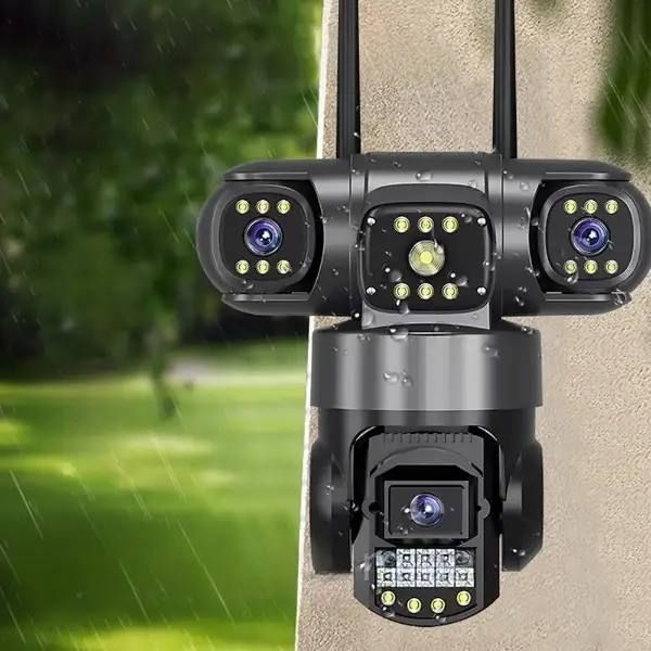 Камера вулична IP PTZ 200Вт SC28 прог.V380 WiFi чорна (24) О1233 фото