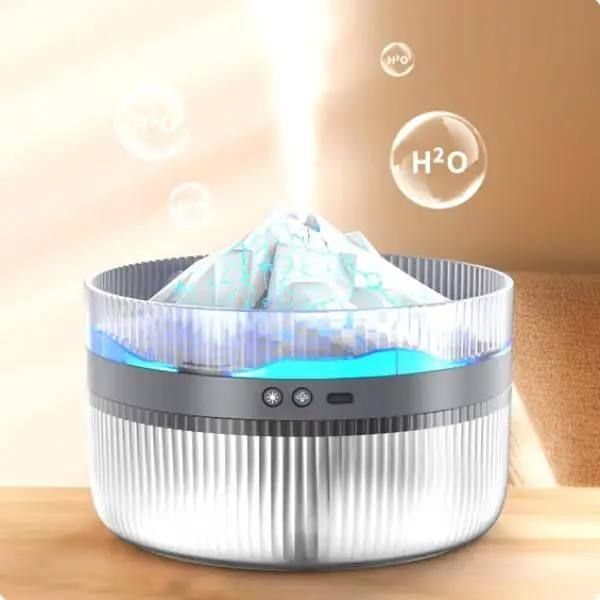 Увлажнитель воздуха-ночник Вулкан Volcano Humidifier .Белый (36) G5454 фото