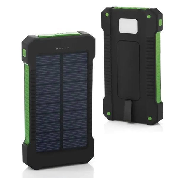 Павербанк із сонячною панеллю 50000 mAh портативний зарядний пристрій, павер банк (100) U7499 фото
