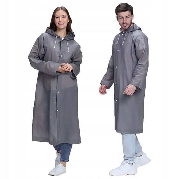 Дощовик плащ водонепроникний унісекс універсальний рожевий фіолетовий синій білий сірий (200) P8434 фото
