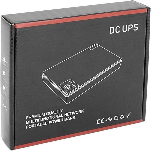 ДБЖ для роутера Greenwave UPS 18W DC1036P-10 PON/POE-430(15-24V) 5V/9V/12V 10400MAh Black (40) VL3677 фото