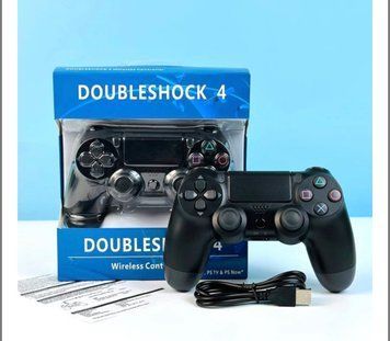 Беспроводной джойстик - геймпад для PS4 c полным функционалом Черный (50) B7846 фото