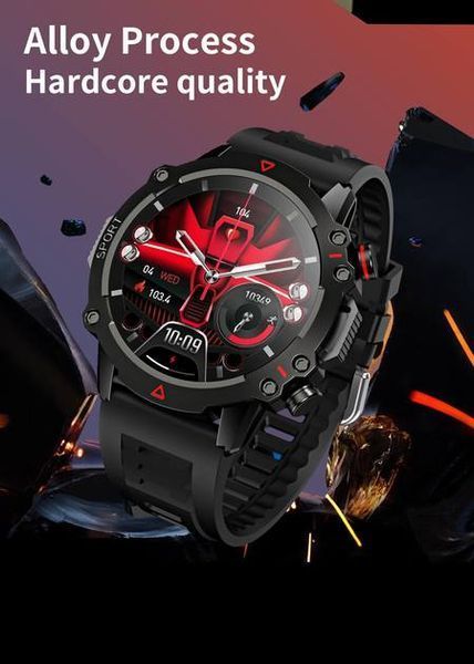 Смарт годинник Smart Watch Android 1,53" силіконовий браслет (100) С4678 фото