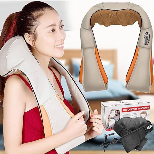 Масажер роликовий для шиї та плечей Massager of neck kneading 24W (20) L4657 фото