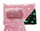 Плед покривало Magic Blanket, що світиться в темряві 150х100см, мікрофібра, зірки ( 50) L7468 фото 3
