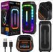 Колонка от сети и от аккумулятора с USB, SD, FM, AUX, Bluetooth, светомузыкой и ручкой 38.5см*16см*14см, 10ватт*2, MS-3627BT (12) N7126 фото 1