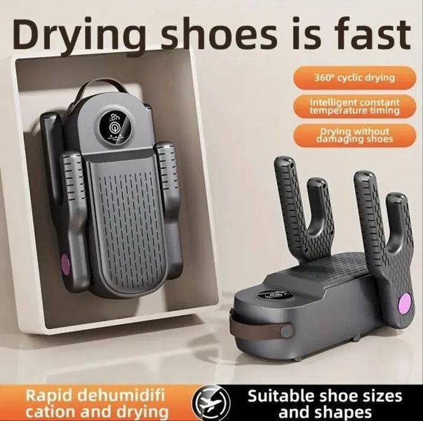 Сушарка для взуття електрична на 2 пари взуття Чорна shoe dryer -5 (40) US5789 фото
