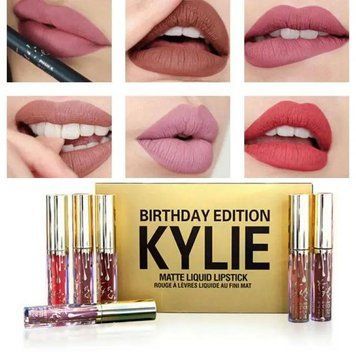 Матова рідка помада Kylie Birthday Edition набор 6 кольорів (240) G7322 фото