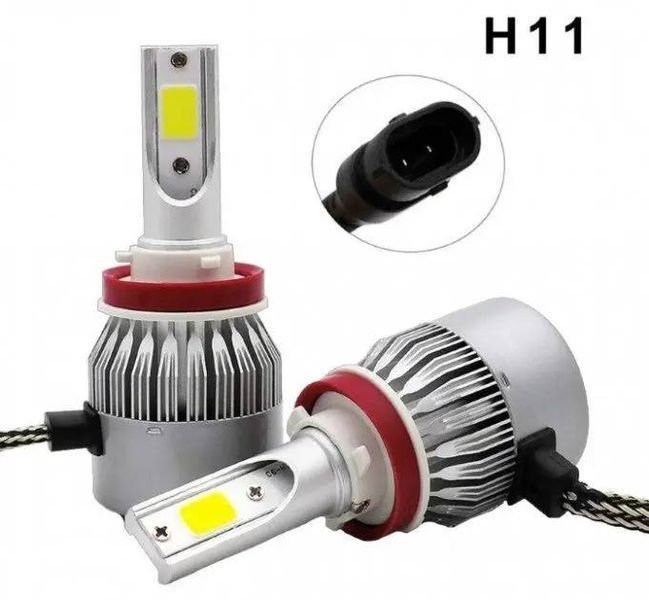 Комплект LED ламп C6 H7 18W авто лампы светодиодные лампы в автомобильные фары (50) C3881 фото