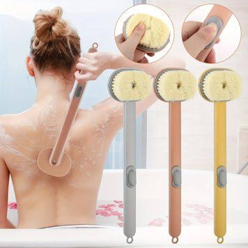 Щітка з довгою ручкою для душу з ємністю для миючого засобу Body brush LY-588 (100) P1348 фото