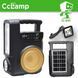 Фонарь на солнечной батарее с PowerBank 4000мАч, FM, MP3, Bluetooth CL-830 / Переносной фонарь-колонка / Зарядное устройство и осветительная станция (24) X8543 фото 3