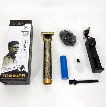 Професійний тример для стриження волосся й бороди Vintage T9 Professional  (100) L6589 фото