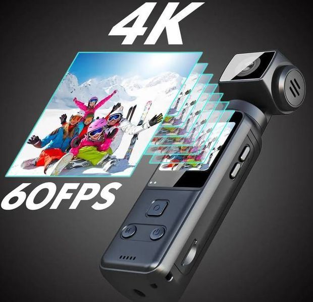 Нагрудна Камера 1080P Full HD Wi-Fi бездротова мінікамера 4K Sports camera K1 (50) P4511 фото