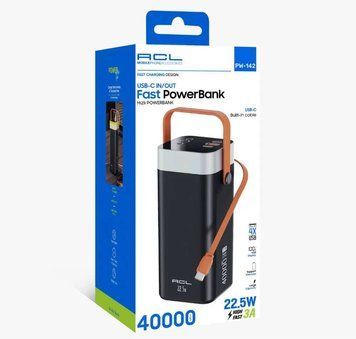Павербанк Power Bank ACL PW-142 PD22.5W Fast 3A (Type- C) 4USB 40000mAh  SZ8543 фото